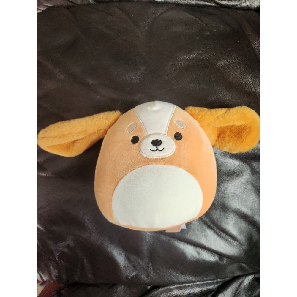 SQUISHMALLOWS 7" YSABEL RARE w/fuzzy ears Terrier Dog. Plush toy